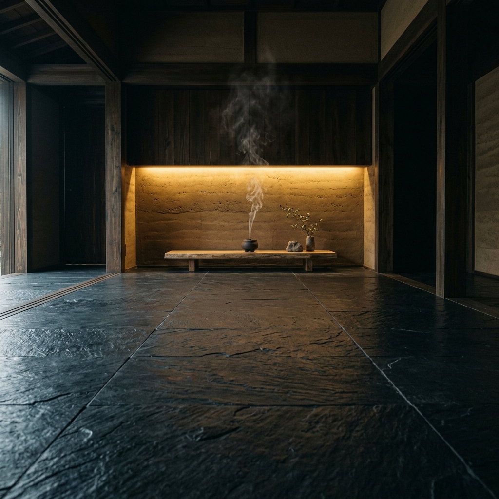 Incense smoke background