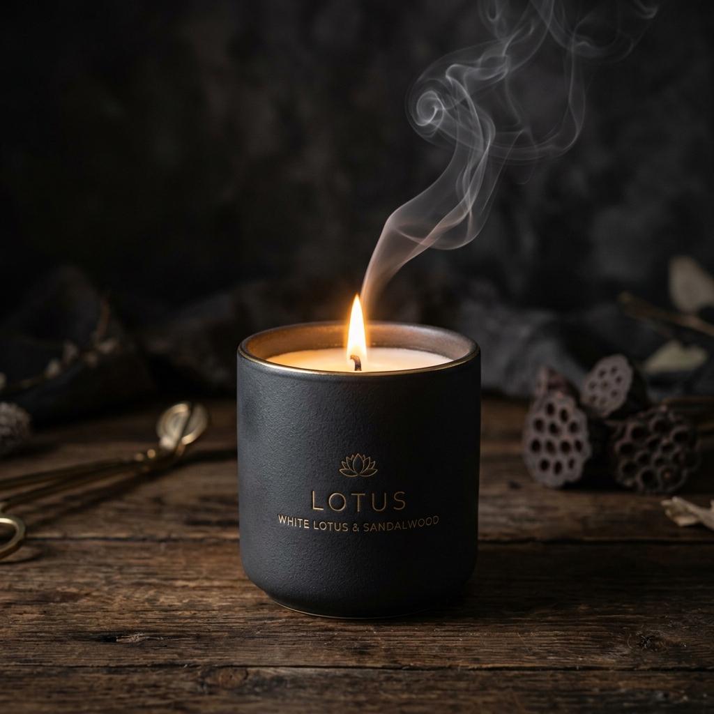 Nến Thơm Sen Đá